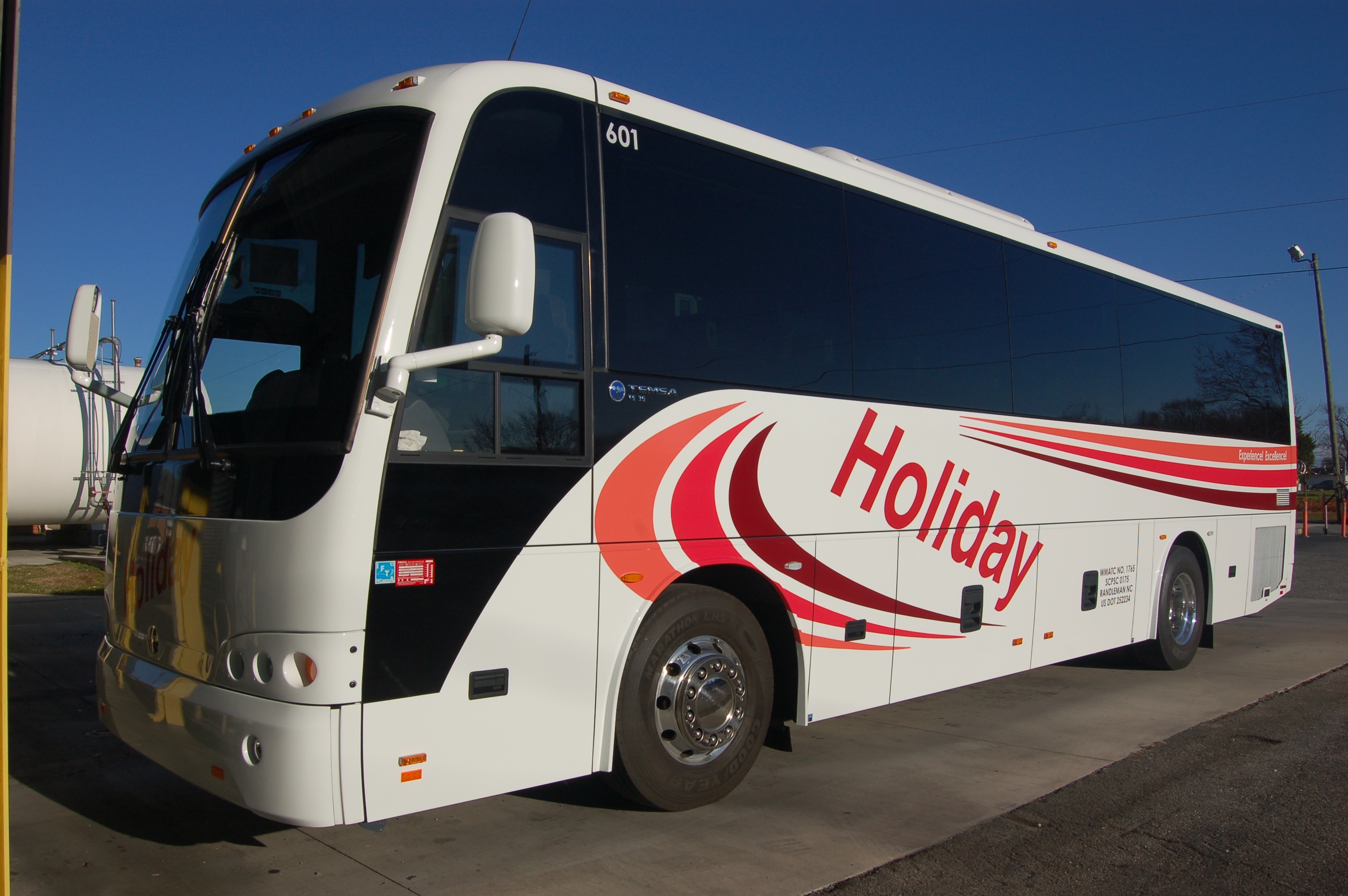 holiday tours bus